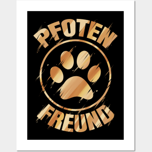 Paws Friend Logo - For Friends Of Four-legged Posters and Art